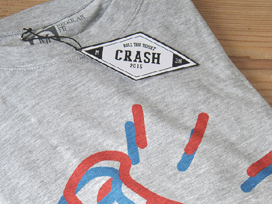 Roll the t-shirt